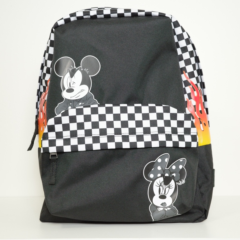 Disney x Vans Black & White Checkered Backpack